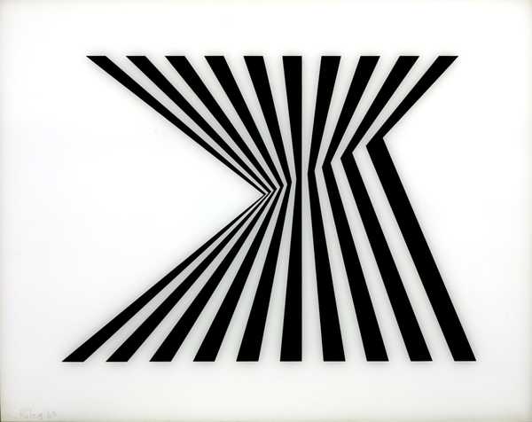 ‘Untitled [Fragment 1/7]‘, Bridget Riley, 1965 | Tate