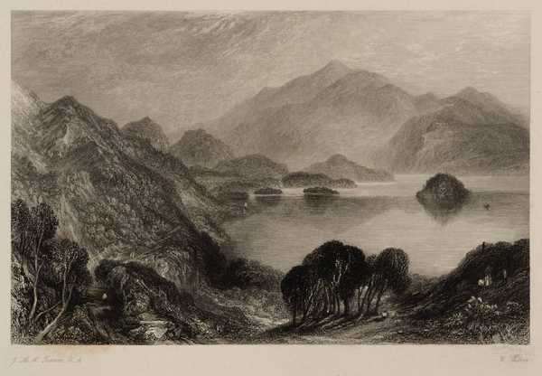 ‘Loch Katrine‘, after Joseph Mallord William Turner, 1834 | Tate