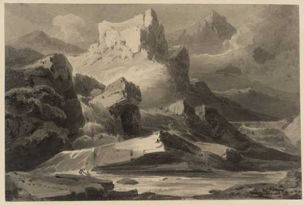 An Ancient Castle. Sketching Society Subject