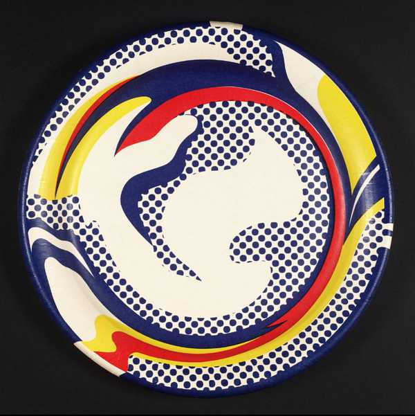 ‘Untitled (Paper Plate)‘, Roy Lichtenstein, 1969 | Tate