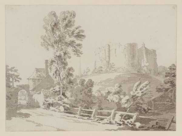 Landscape with Road and Castle