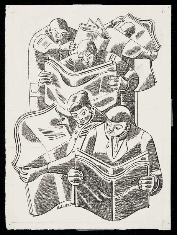 Illustration for ‘Vorticism and the Politics of Belles - Lettres - ism’ by William Roberts