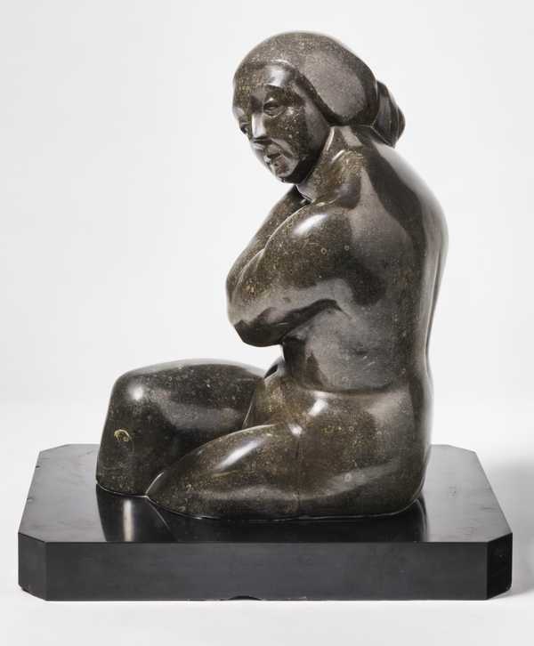‘Girl Binding her Hair‘, Alan L. Durst, 1929 | Tate