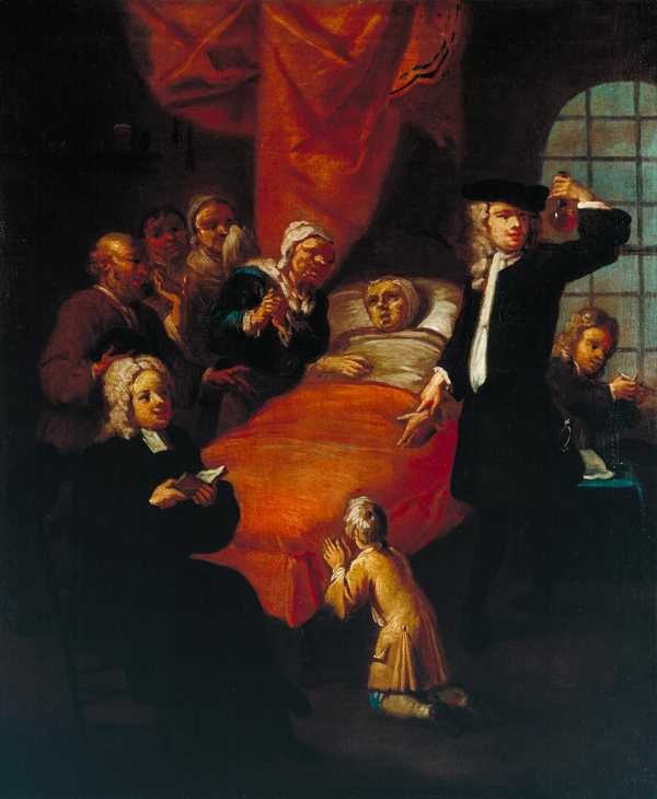 ‘The Doctor’s Visit‘, Egbert Van Heemskerk III, c.1725 Tate