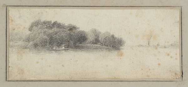 A Wooded River Bank