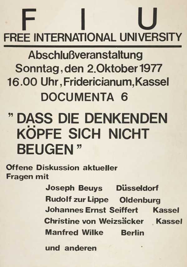 Discussion, Documenta 6 Kassel