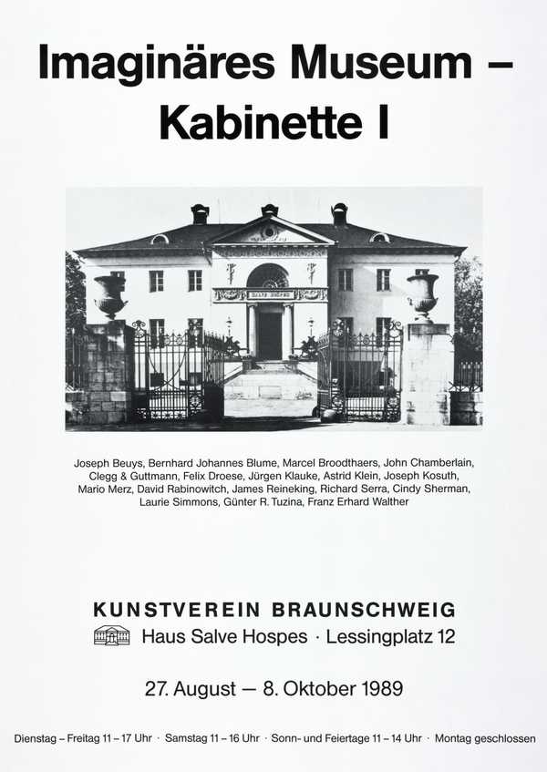 Imaginäres Museum - Kabinette 1. Kunstverein Braunschweig