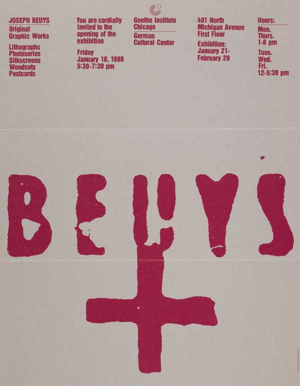 ‘Joseph Beuys. Original Graphic Works‘, Joseph Beuys, 1980 | Tate