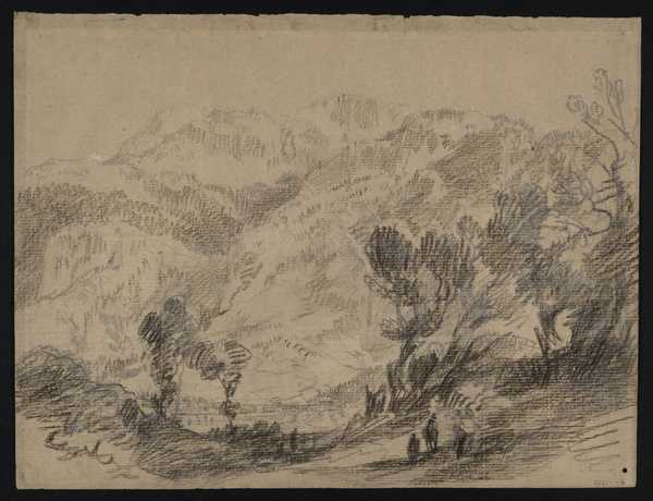 ‘the Descent To Aosta‘, Joseph Mallord William Turner, 1802 