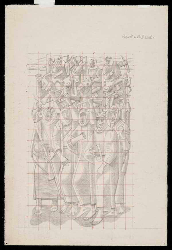 Study for ‘The Revolt in the Desert’