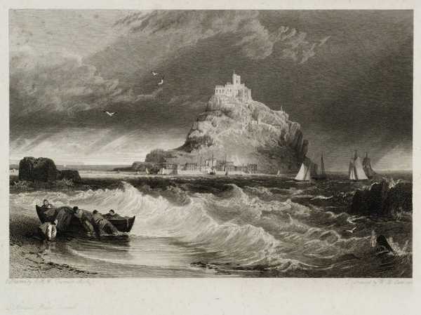 ‘St Michael’s Mount‘, after Joseph Mallord William Turner, 1814 | Tate