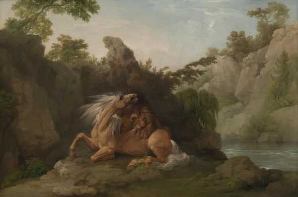 Horse Devoured by a Lion