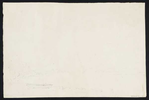 A Lake, with a Boat Drawn Up on the Nearer Shore, and Hills Beyond