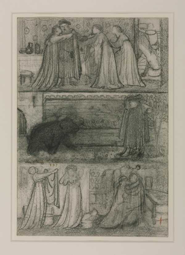 Fides, 1872, 63×178 cm by Edward Coley Burne-Jones: History