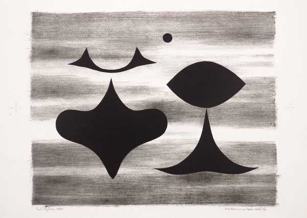 Four Forms and a Black Circle