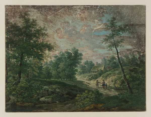 Country Scene, with Travellers