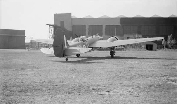 Black and white negative, Bristol Blenheim IV [Bicester?]‘, Paul Nash ...