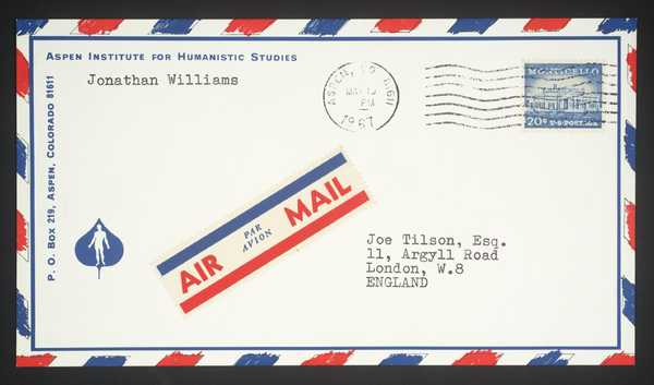 L - Letter from Jonathan Williams