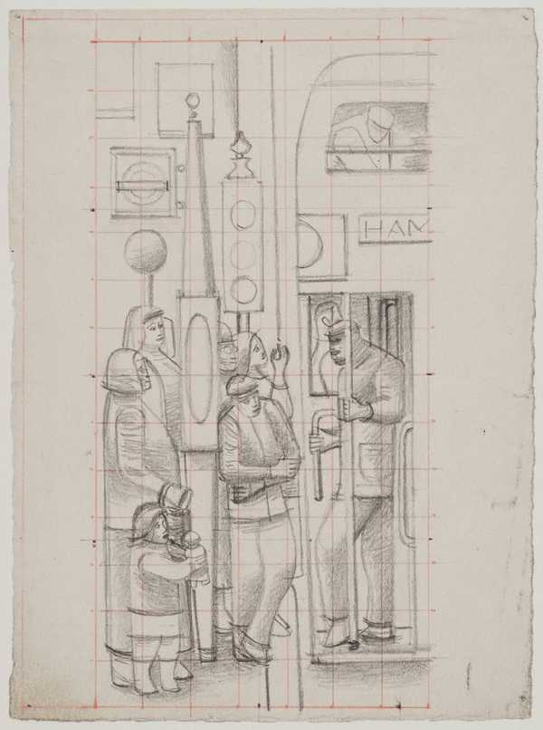 Study for ‘Bus Stop’