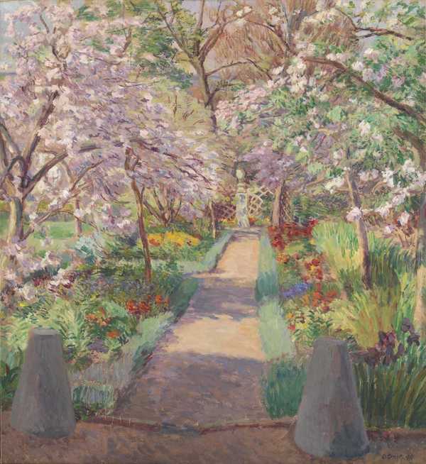 Garden Path in Spring