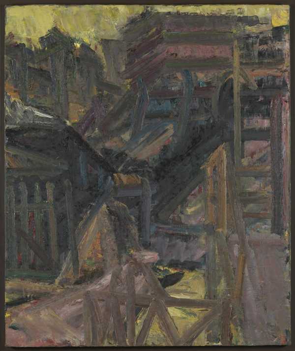 ‘To the Studios‘, Frank Auerbach, 1979–80 | Tate