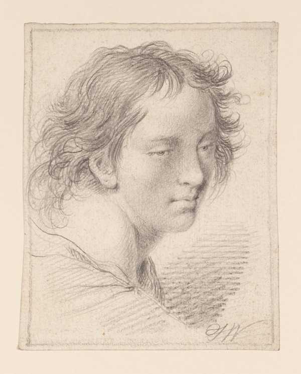 A Young Man, Head and Shoulders, Half Right