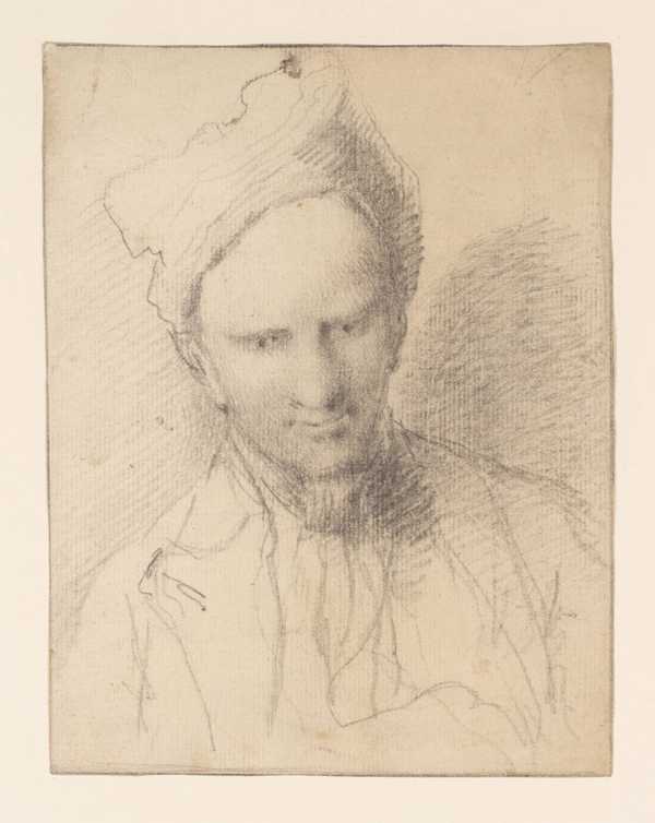 Head and Shoulders, a Man in a Fur Cap