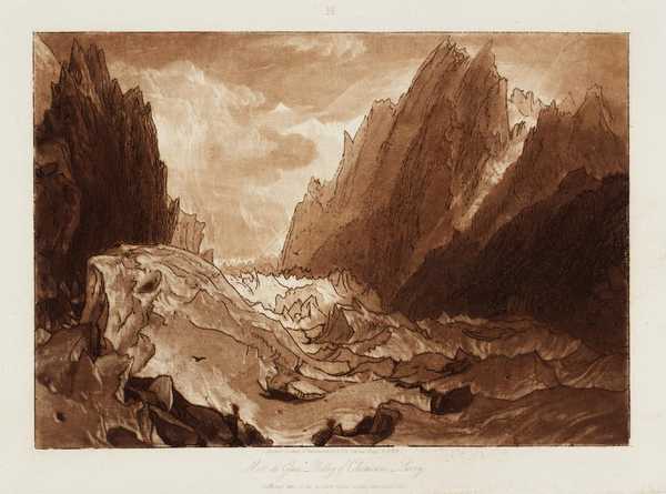 ‘Mer de Glace‘, Joseph Mallord William Turner, 1812 | Tate