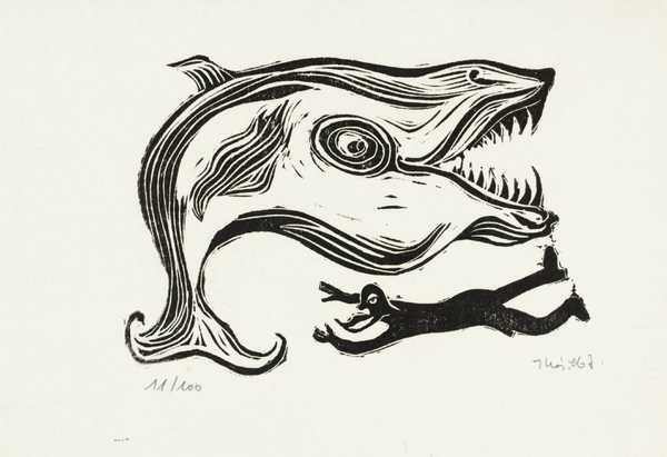 ‘Jonah and the Whale‘, Arpad Illes, 1967 | Tate