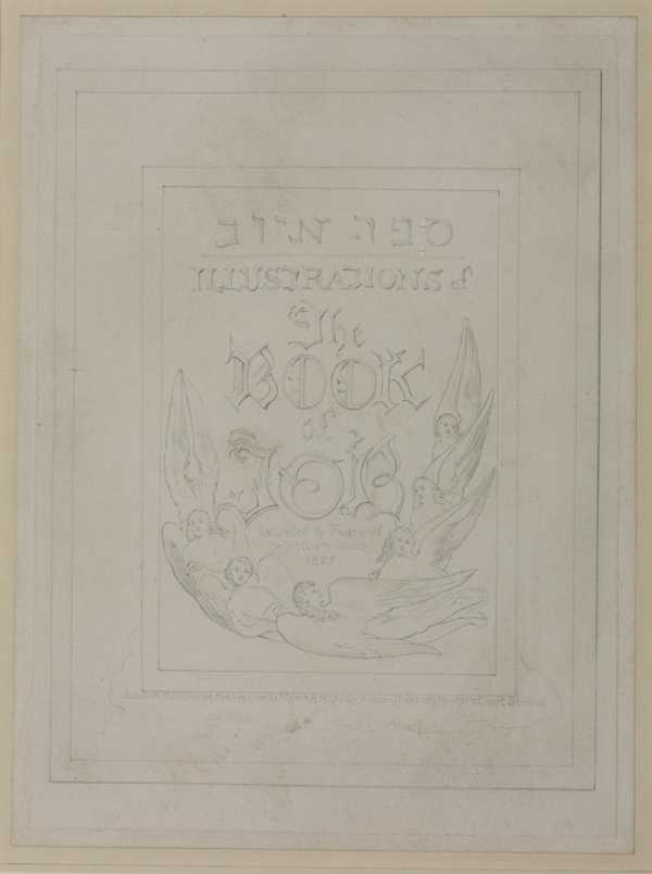 Tracing of Title-Page of Blake’s ‘Book of Job’