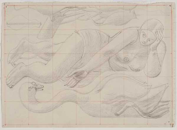 Study for ‘Leda and the Swan’