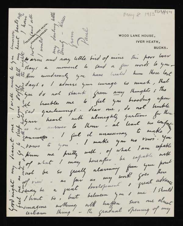 Letter from Paul Nash to Margaret Odeh‘, Paul Nash, recipient: Margaret ...