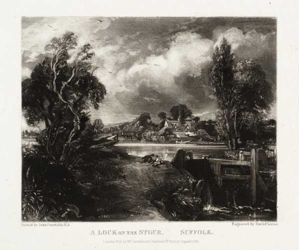 A Lock on the Stour, Suffolk