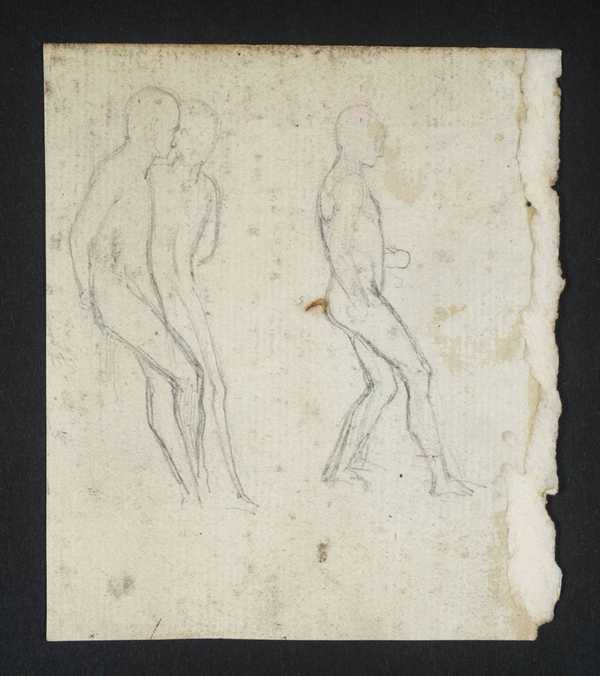 [title not known] Verso: Sketches of Three Standing Women