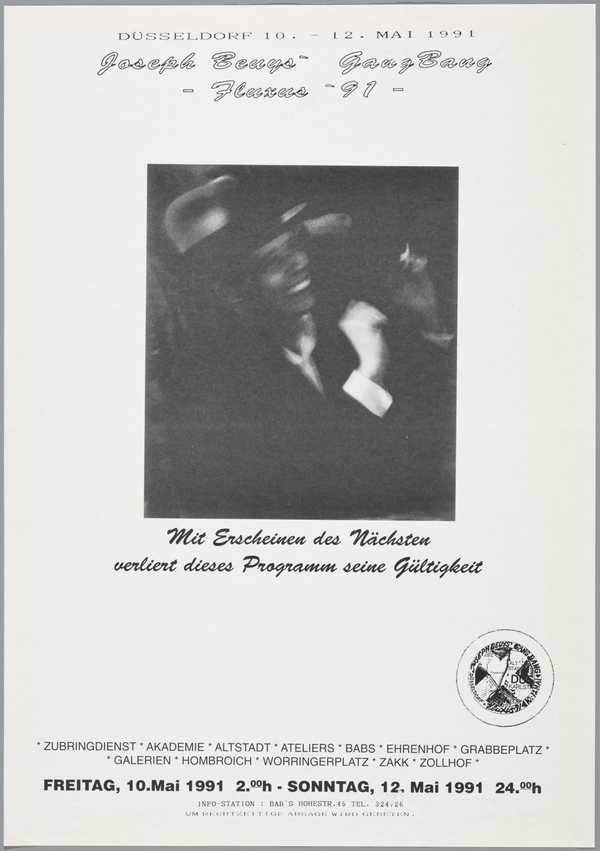 Joseph Beuys - Gang Bang - Fluxus - 91, Düsseldorf