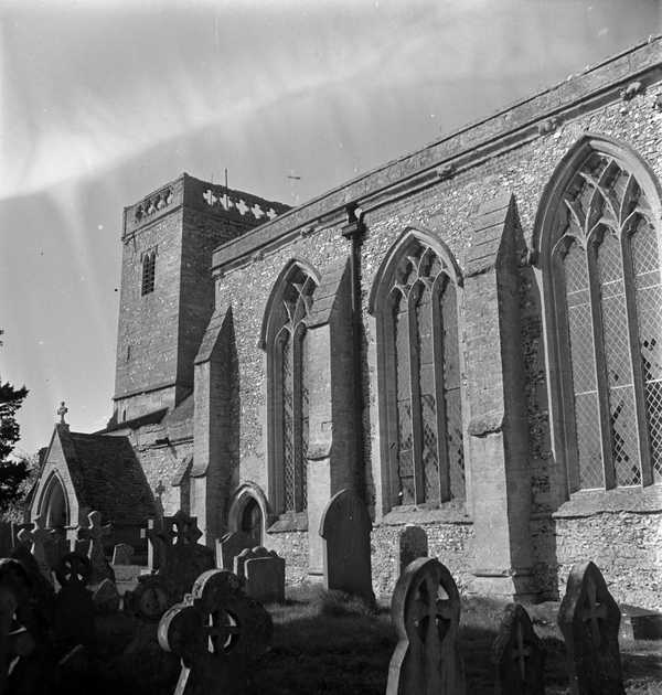 Photograph of All Saints Church in North Moreton, Oxfordshire‘, John Piper, [c.1930s1980s
