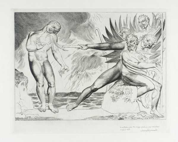 Ciampolo the Barrator Tormented by the Devils