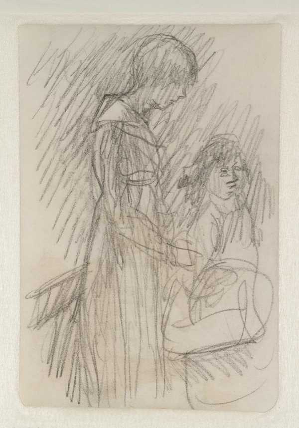 ‘Preparatory Sketch for ‘The Bowl of Milk’‘, Pierre Bonnard, c.1919 | Tate