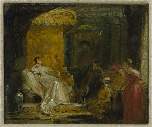 ‘Sketch for ‘Sancho Panza in the Apartment of the Duchess’‘, Charles ...