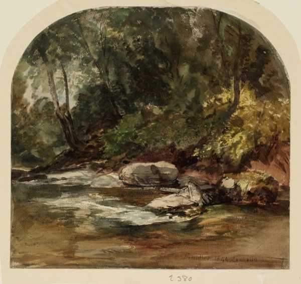 Lynmouth: The River Bank