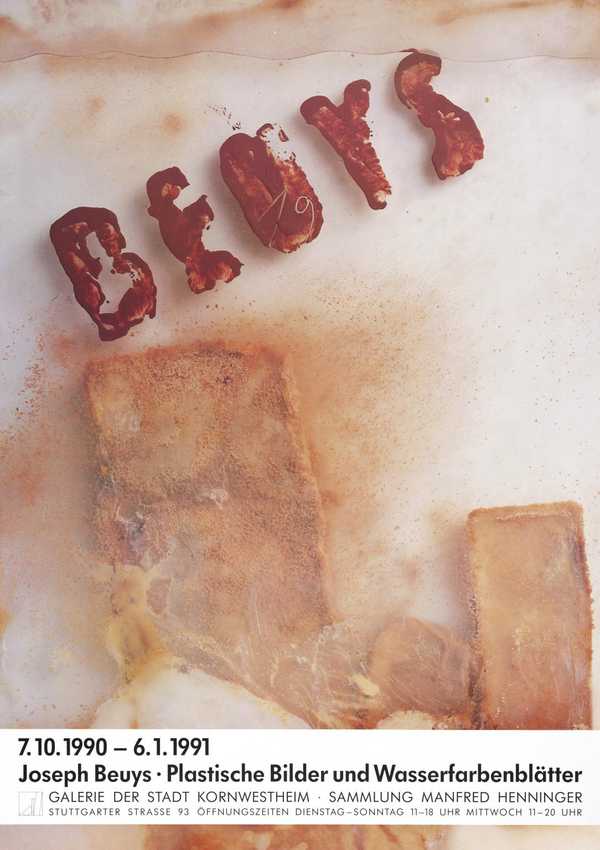 Joseph Beuys: Plastische Bilder und Wasserfarbenblätter. Galerie der Stadt Kornwestheim.