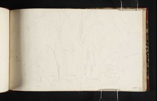 Turner Rokeby ‘Steps and a Cave at Rokeby, with the River Greta‘, Joseph Mallord ...