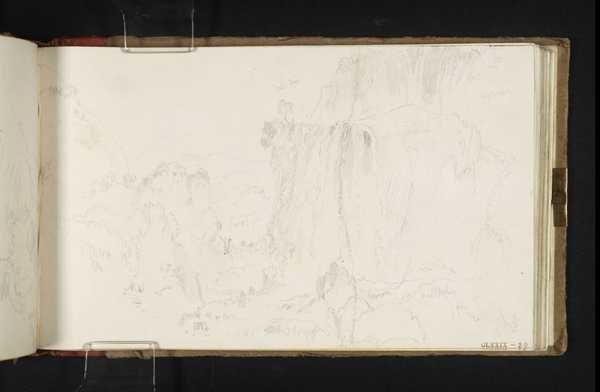 ‘Cascades, Tivoli‘, Joseph Mallord William Turner, 1819 | Tate