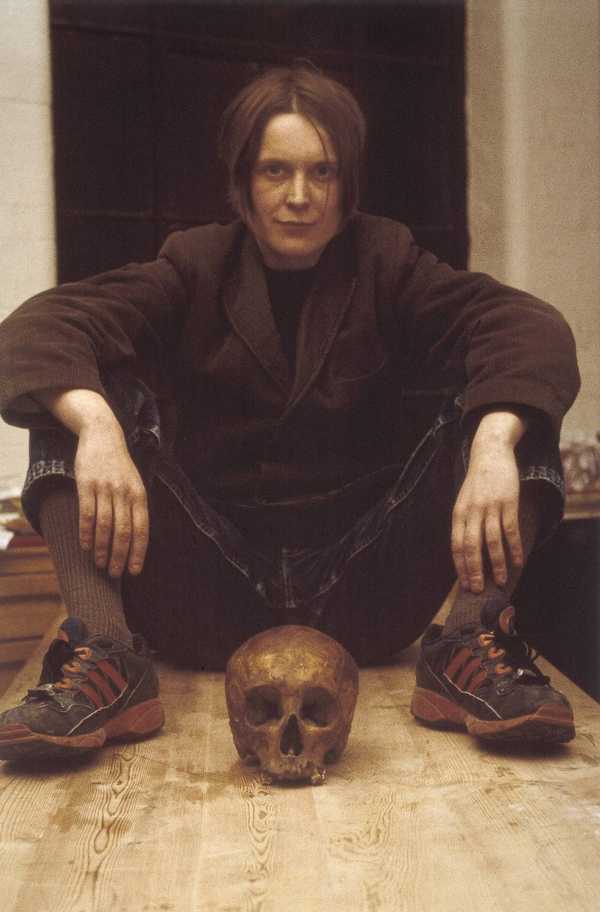Self Portrait with Skull