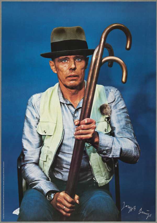 Joseph Beuys for the cover of Wirtschaftswoche [Business