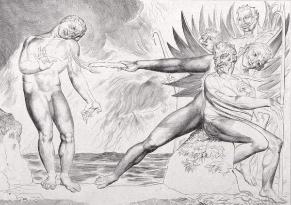 Ciampolo the Barrator Tormented by the Devils