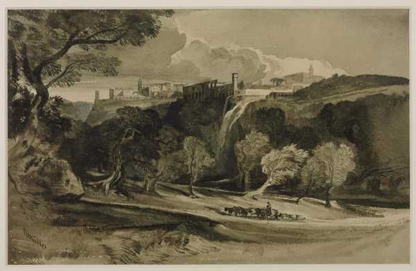 Tivoli: Villa of Maecenas from the North-West