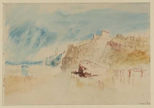 ‘The Ladies’ Bathing Beach at Le Tréport‘, Joseph Mallord William ...