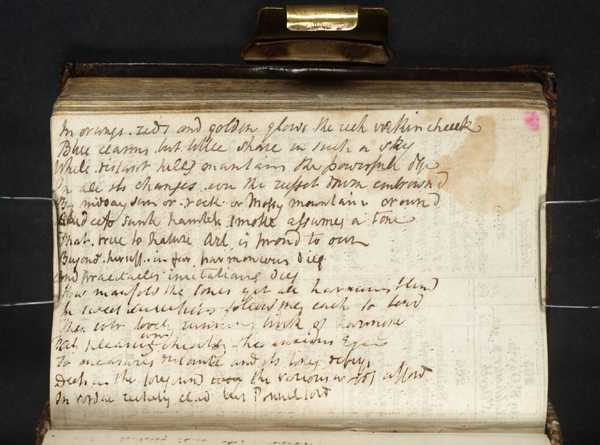 ‘Inscription by Turner: Draft of Poetry‘, Joseph Mallord William Turner ...