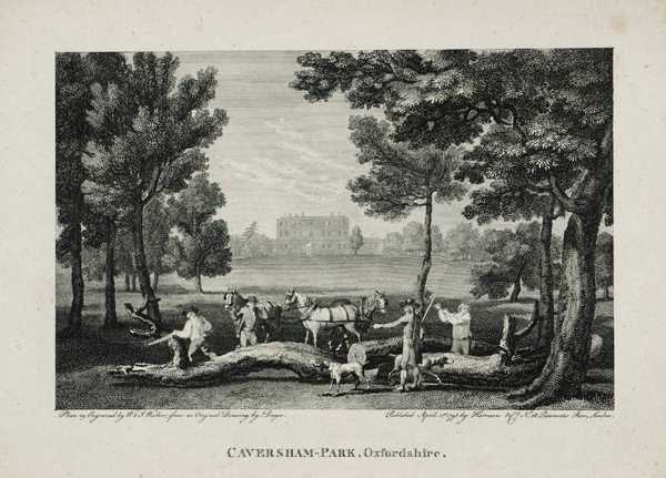 Caversham Park, Oxfordshire, engraved by W. and J. Walker